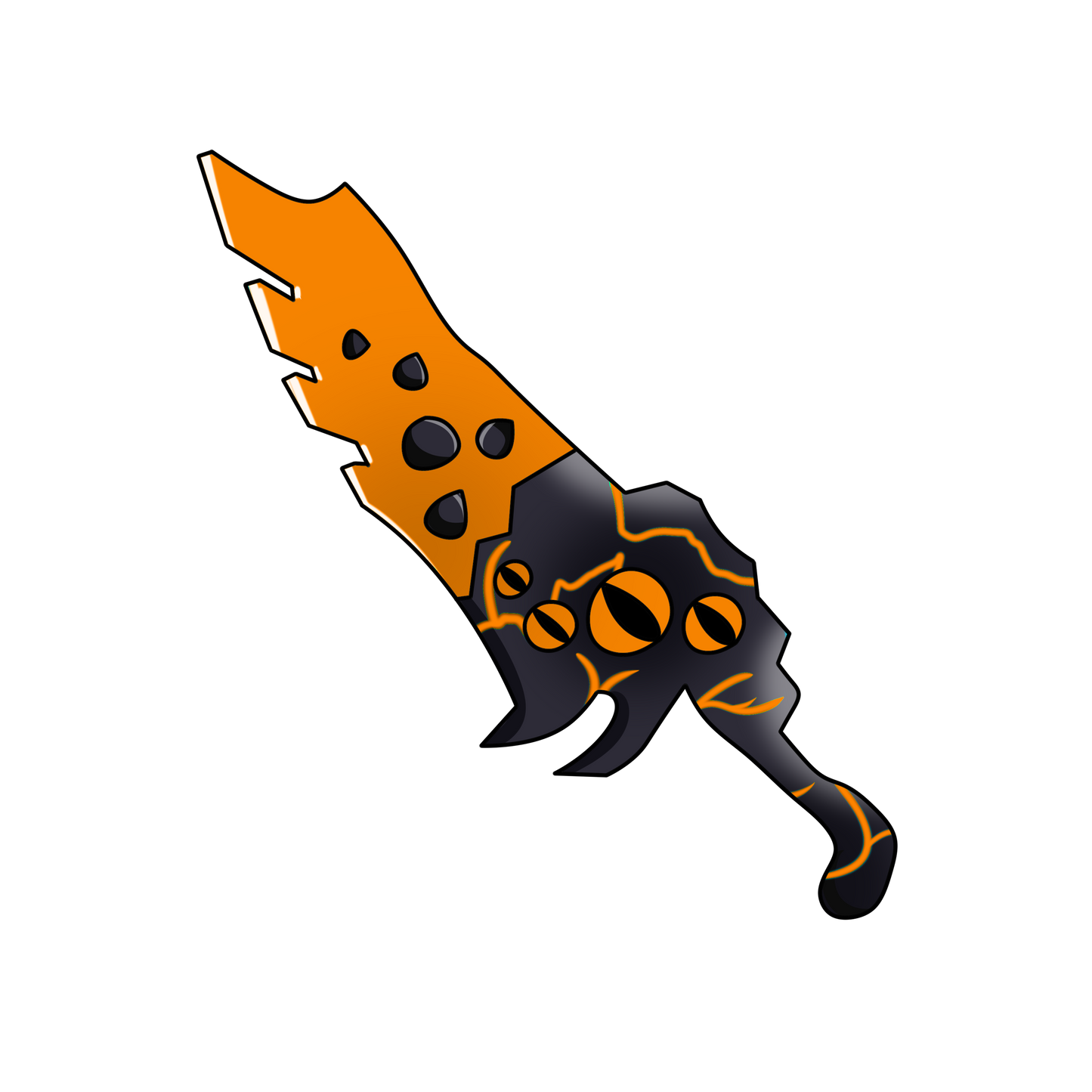 Orange Seer Knife