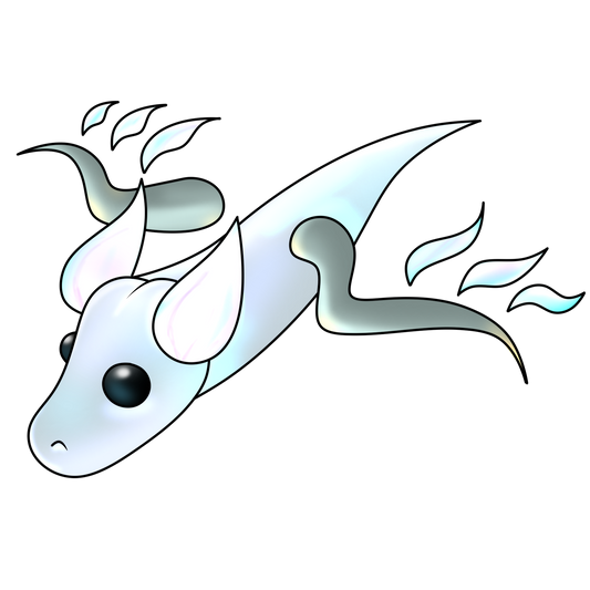 Halloween White Ghost Dragon - MFR