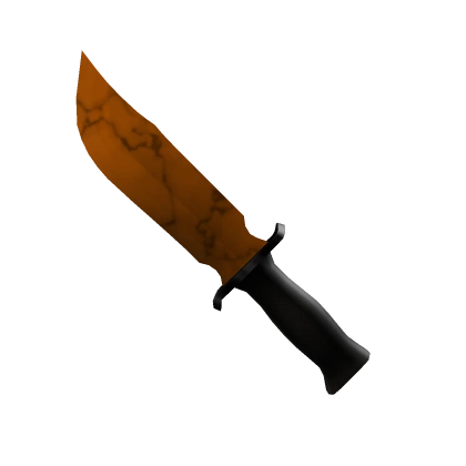 Orange Marble Knife