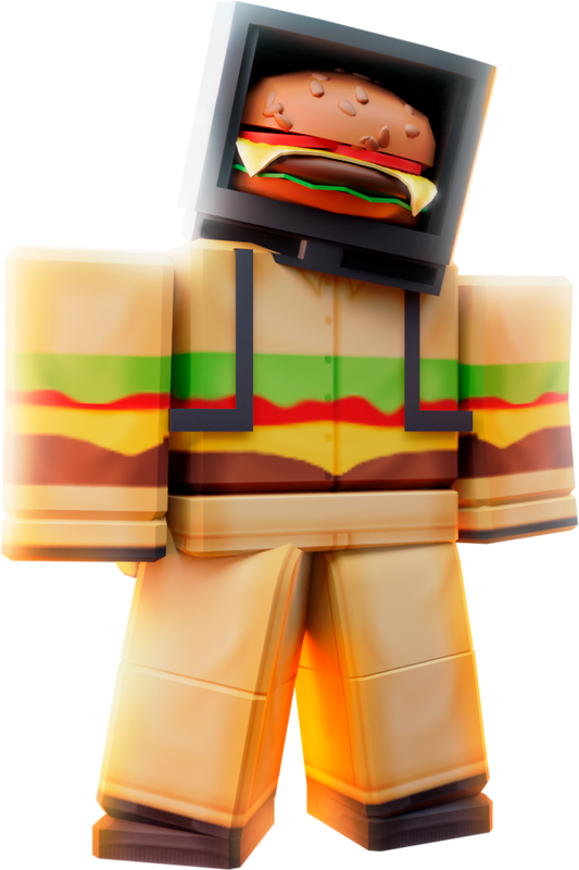 Hamburger TV Man