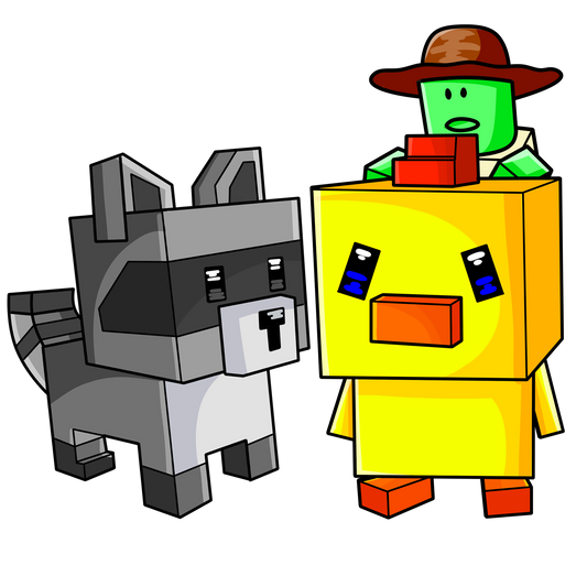Raccoon + Chicken Zombie Bundle