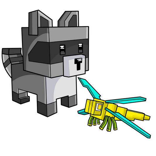Raccoon + Dragonfly Bundle